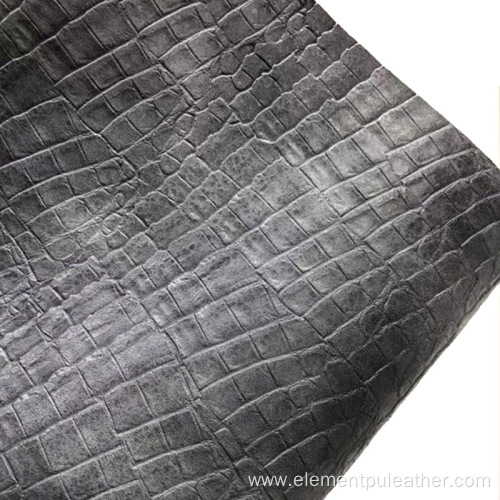 Semi PU Embossed Leather For Bag